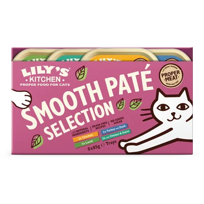 Lily's Kitchen Cat paté Everyday Favorites kuip Doos 680 g