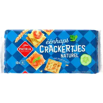 Patria Eenhapscrackers Krimp 250 g
