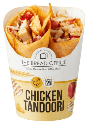 The Bread Office Wrap kip Tandoori Wikkel 136 g