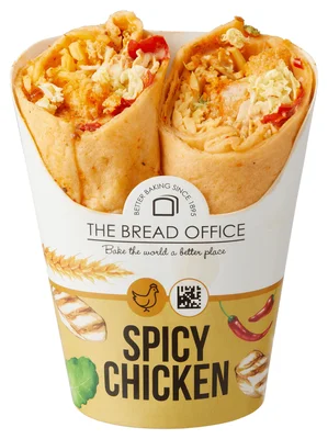The Bread Office Wrap Spicy Chicken Wikkel 167 g