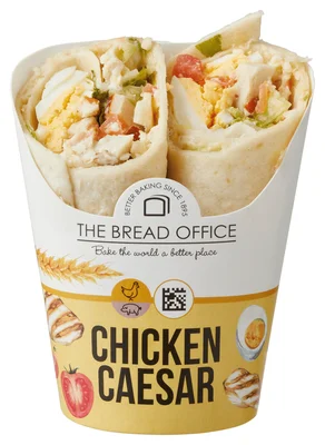 The Bread Office Wrap Caesar Wikkel 147 g