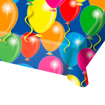 Folat Tafelkleed Balloons Krimp 1 st