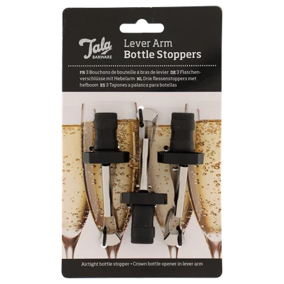 Tala Flessenstopper met hefboom 3st. Kaart 47 g