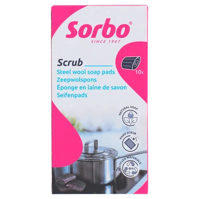 Sorbo Zeepwolsponsjes recycled Doos 10 st