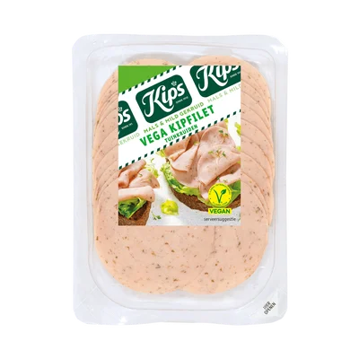 Kips Vega plakjes kipfilet tuinkruiden Tray 80 g