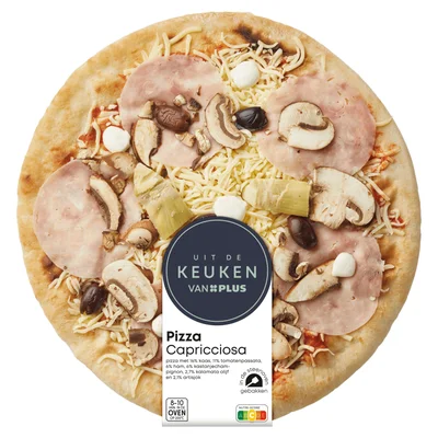 Uit de keuken van PLUS Pizza Capricciosa Krimp 430 g