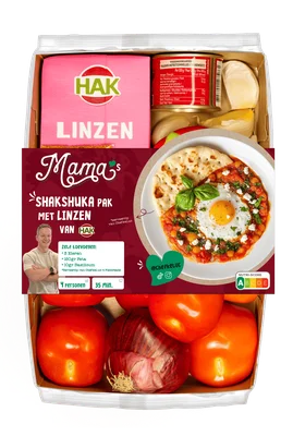 Mama's Maaltijden Verspakket Shakshuka Bakje 1365 g