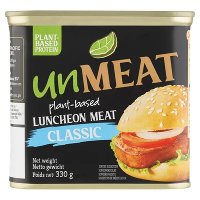 Un Meat Plant based lunchmeat classic Blik 330 g