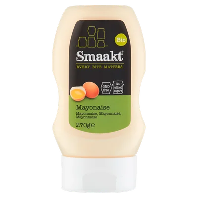 Smaakt Mayonaise knijpfles bio Fles 300 ml