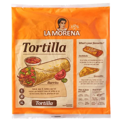 La Morena Tortilla XL Zak 600 g