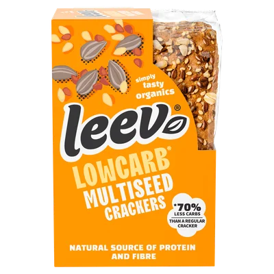 Leev Bio low-carb Qrackers Doos 80 g