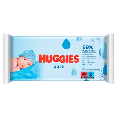 Huggies Babydoekjes Pure Zak 56 st