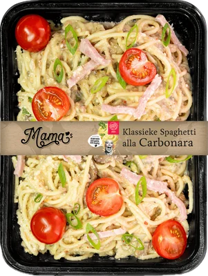 Mama's Maaltijden Spaghetti Carbonara Tray 450 g