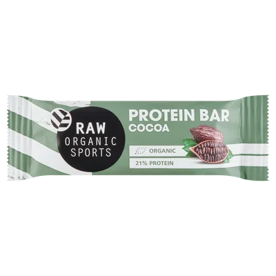 RAW Organic Sports Protein Chocolate Bar Bio Wikkel 47 g