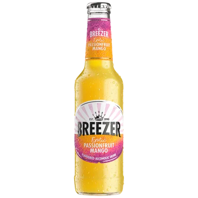 Bacardi Breezer Passion fruit mango Fles 275 ml