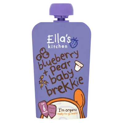 Ella's Kitchen Blueberry rijst yoghurt 6+ Stazak 100 g