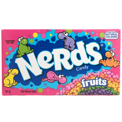 Wonka Rainbow nerds Doos 141 g