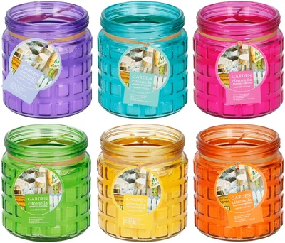 No Brand Citronella Kaars, diverse kleuren Stuk 10 st