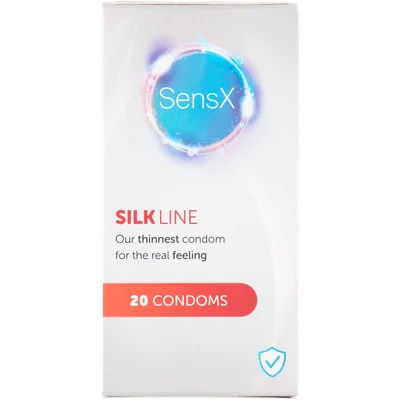 SensX Silk line condooms Doos 20 st