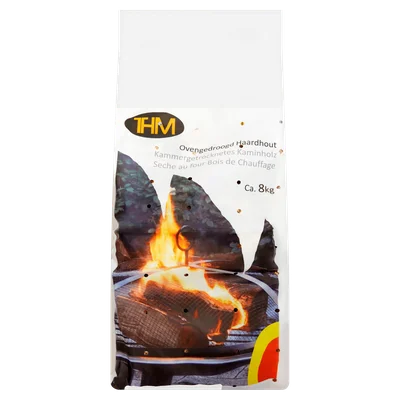 Thm Ovengedroogd haardhout Zak 8 kg