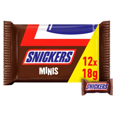 Snickers Melk Chocolade Karamel Mini's Zak 227 g