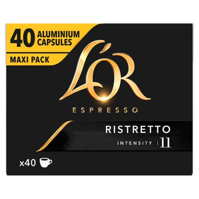 L'Or Ristretto koffiecups familiepak Doos 40 st