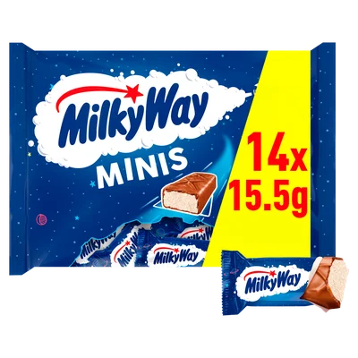 Milky Way Melk Chocolade Mini's Repen Zak 227 g