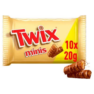 Twix Melk Chocolade Mini's Repen Zak 227 g