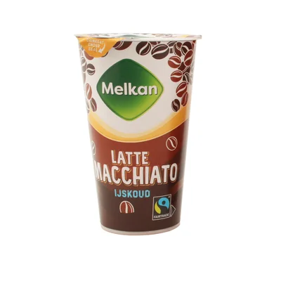 Melkan IJskoffie latte macchiato Beker 250 ml