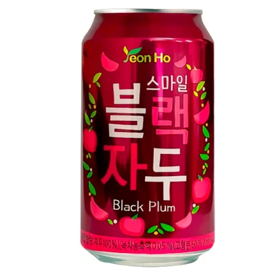 Korean Lemonade Smile Black Plum Blik 340 ml