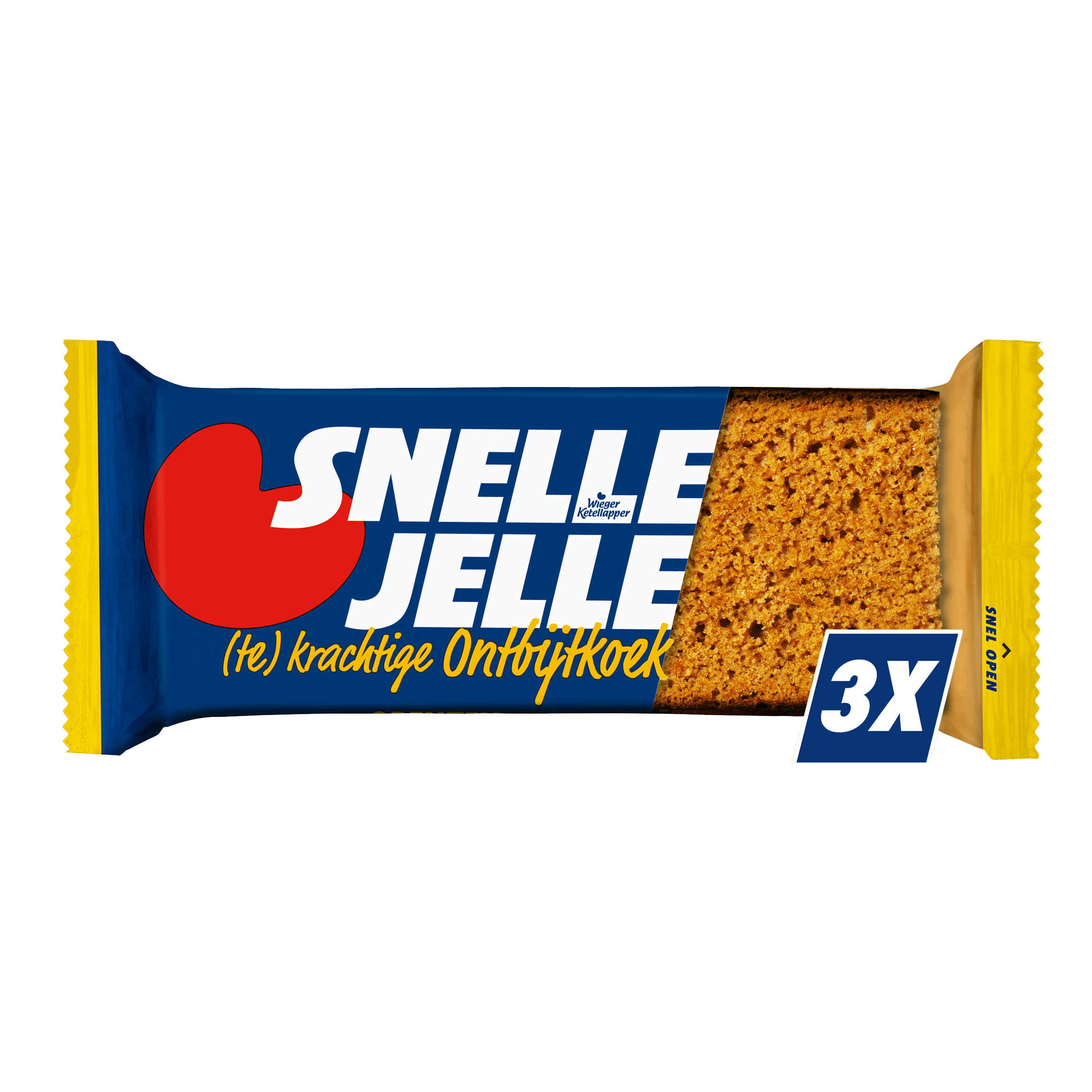 Snelle Jelle Ontbijtkoek 3pk Set 165 g