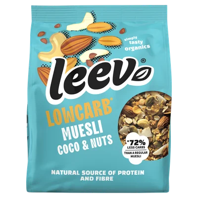 Leev Bio low-carb muesli Zak 275 g