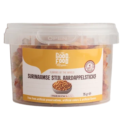 The GoodFood Stories Sticky potato chips Kuipje 75 g