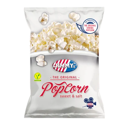 Jimmy's Popcorn original sweet &amp; salt Zak 100 g