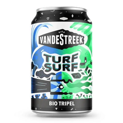 Vandestreek Turf N Surf Tripel Bio Blik 330 ml