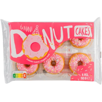 Van Dijk Donut cakejes Framboos Zak 150 g