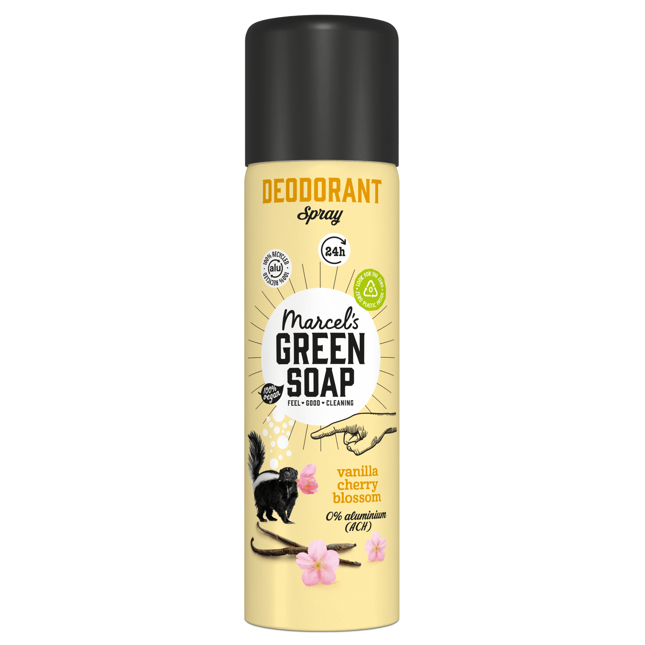 Marcel's Green Soap Deo spray vanilla cherryblossom Spuitbus 150 ml