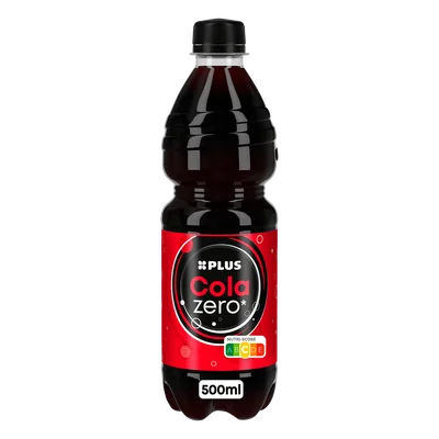 PLUS Cola zero Fles 500 ml