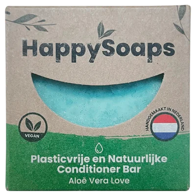 HappySoaps Aloe vera love conditioner bar Doos 65 g