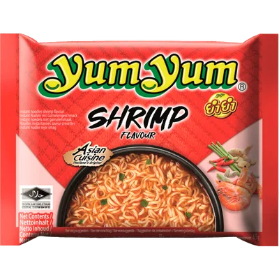 Yum Yum Instant noedels garnalensmaak 5 st Wikkel 300 g