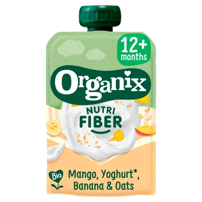 Organix Knijpfruit Mango Yoghurt Banaan 12+m Stazak 100 g