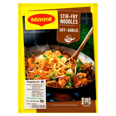 Maggi Roerbaknoedels Ketjap knoflook Zak 185 g