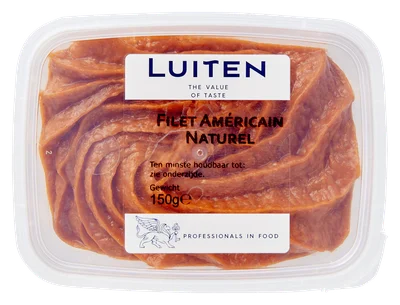 Luiten Filet Americain naturel Bakje 150 g