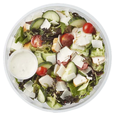 Uit de keuken van Lunchsalade gerookte kip truffelmayo Bakje 298 g