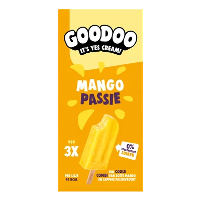 Goodoo Mango Passie triopack Doos 210 ml