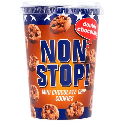 Non Stop! Mini chocolate chip cookie Beker 125 g
