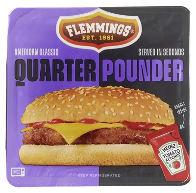 Flemmings Quarter Pounder Tray 1 st