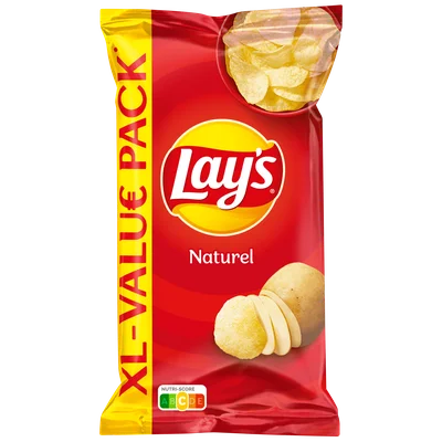 Lays Naturel Chips Zak 370 g
