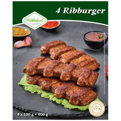 Mekkafood Ribburger Doos 400 g