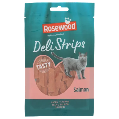 Rosewood Delistrips zalm Zak 40 g